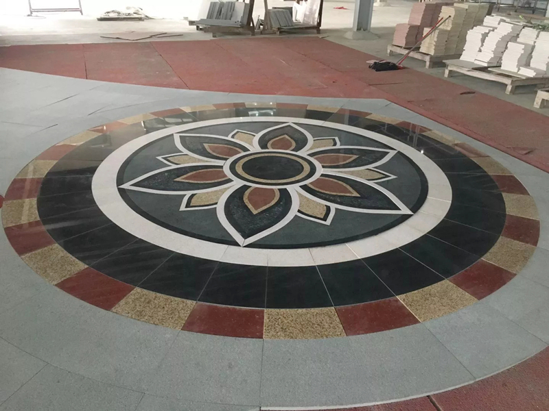 Granite Water Jet Medallion Tiles