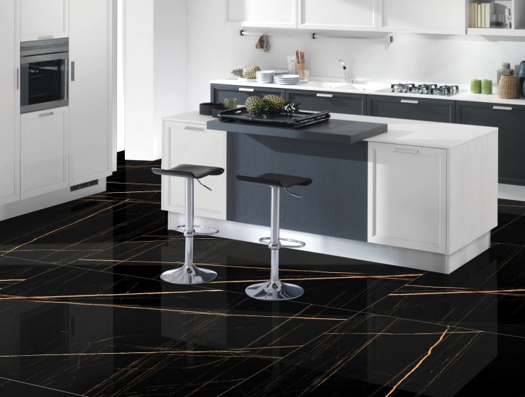 Laurent Black Marble