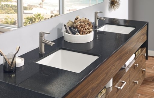 Portoro Quartz Vanity